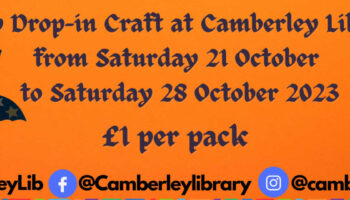 Daily Drop-In Crafts at Camberley Library