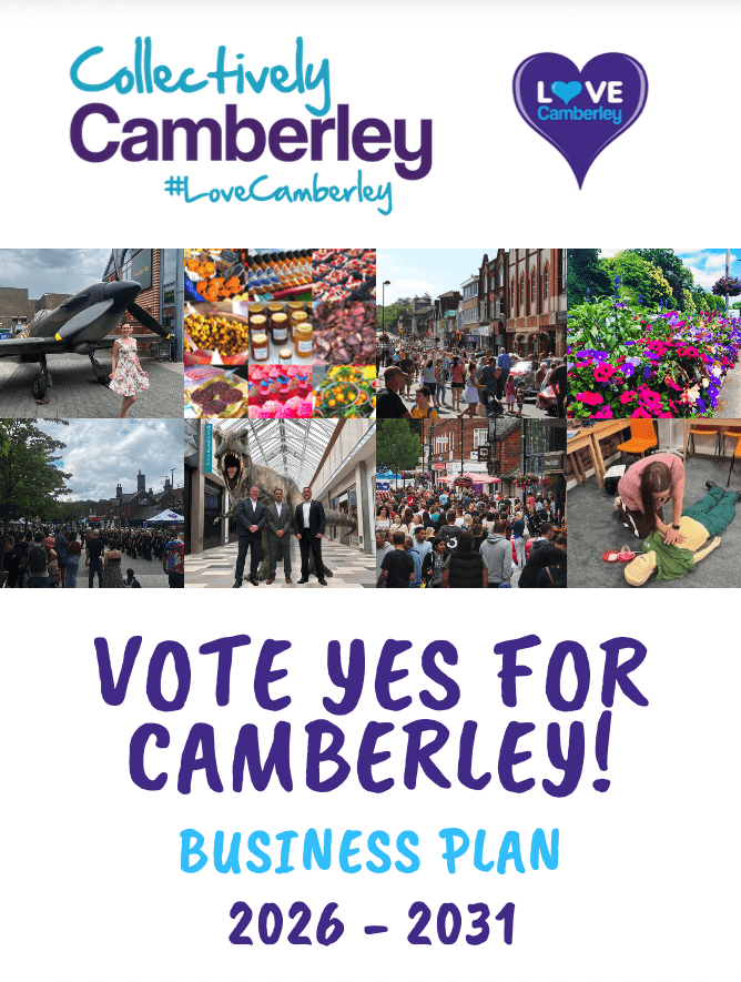 Collectively Camberley #LoveCamberley - 2026-2031 BID Business Plan